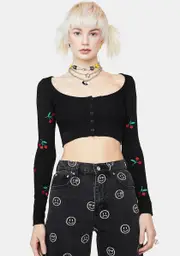 Sweet And Sour Cropped Cardigan