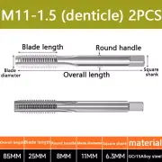 A pair M11-1.5 Hand tap set tap machine suitable for die steel aluminum