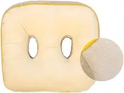 Orthopedic seat Cushion Memory Foam Ischia Cushion, Hip Waist Hamstring Hip, ischial Tuberosity, School Home Office car (Yellow)