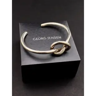 ✜ 喬德百貨 ✜現貨-GEORG JENSEN 喬治傑生Love Knot 愛戀永結同心 單結手環M尺寸 A44B