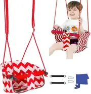 VIsuIvit Baby Swing Seat, Canvas Baby Hammock Infants, Toddler Swing Indoor &...