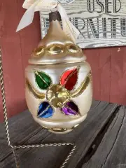 WATERFORD ASHLING EGG ORNAMENT NEW IN BOX OLD STOCK VINTAGE