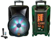MR DJ DJ12BAT+ 12" Portable Trolley PA DJ Active Powered Bluetooth TWS Speaker 3