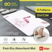 Hard Diatomite Bath Mat Stone Bath Mat Super Dry Anti-Slip Foot Shower Mats AU