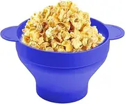 Popcorn Bowls Reusable Popcorn Bowls, Popcorn Maker Microwave Bowl, Dishwasher Safe, Foldable Food Container for Family Movie Night