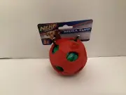 Nerf Dog - Valentines Mega Tuff Ball Red/Green ~ Dog Toy