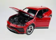 WELLY LAMBORGHINI URUS RED 1:24 DIE CAST METAL MODEL NEW IN BOX