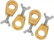 GANAZONO 2 Pairs Heavy Duty Battery Terminal Connectors Pure Auto Battery Clips for Vehicle Use Durable Easy Installation