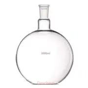 3000ml,24/40,Sigle Neck,Flat Bottom Glass Flask,One Neck,3 Litre,Boiling Bottle