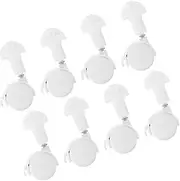 Dog Cage Casters 8pcs Replacement Wheels for Pet Cages Easy Assembly Cleanable
