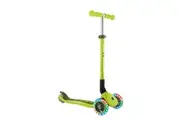 Globber Primo Foldable Lights Scooter - Lime Green