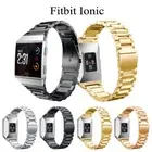 Classic Stainless Steel Metal Watchbands Replacement Bracelets For Fitbit Ionic