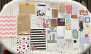 Huge Handmade Ephemera Lot Tags, Gift Scrapbooking Junk Journal Paper Crafts 103