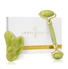 Natural Jade Face Roller - Noiseless Rustproof Roller Face Massager For Face, Ne