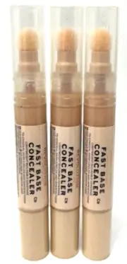 (3) Revolution Fast Base Concealer Lightweight Buildable Coverage Sealed C9