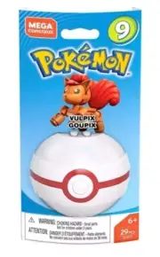 Mega Construx Pokemon Series 9 ⭐ VULPIX & POKEBALL 28 Pieces ⭐ Brand New
