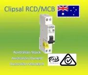 CLIPSAL10/16/20/25/32AMP RCBO RCD/MCB CIRCUIT BREAKER SAFETY SWITCH SLIM