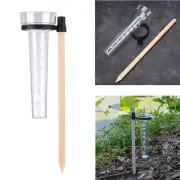 Rain Gauge Capacity Rainwater Rainfall Guage Garden Stick+Measuring Cup Hot