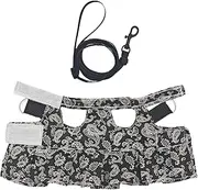 Bearded Dragon Harness and Leashes Set - Leashes Adjustable Harness, Lizard Clothes Traction Rope Escape Proof for Reptiles Amphibian Small Animal Pets Walking Outdoor