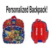Toy Story 10" Toddler Pre-School Red Backpack Book Bag
