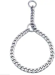 SGODA Chain Dog Training Choke Collar, 22 in, 3.0 mm