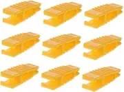 50pcs Fuse Fetch Clip Tweezers Fuse Puller Plastic Yellow