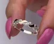 0.72 Ct Round Cut Natural Diamond Proposal Bridal Band 14K solid White gold