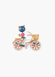 [Taking Shape] Taking Shape Bike Brooch in Multi - Women's Accessories Multi