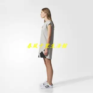 ADIDAS ORIGINALS EQT 灰色 無袖 洋裝 連身裙 女生 BR5132爆款