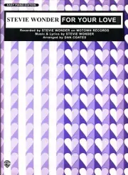 STEVIE WONDER FOR YOUR LOVE SHEET MUSIC EASY PIANO/VOCAL RARE BRAND NEW ON SALE
