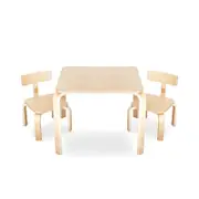 Babyhood Scandi Playing Table & Chairs - Natural