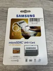 Samsung MB-MP64DAT/WMT 64GB EVO Class 10 microSD Card Adapter