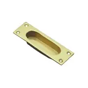 Superior Brass Sliding Door Flush Pull 100x35mm