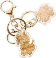 VANZACK 2pcs Dragon Pendant Keychain Charms Chinese Dragon Jewelry present for Women Hanging Charms for Necklaces DIY Craft Year Decoration Elegant Design