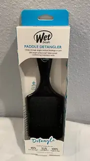 Wet Brush Paddle Detangler Hair Brush, Black,