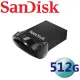 【SanDisk 晟碟】512GB 400MB/s Ultra Fit CZ430 USB3.2 Gen 1 隨身碟(平輸)