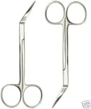 6 Iris Angular Scissors 4.5" Surgical Dental New
