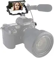 Niceyrig DSLR Camera Foldable Selfie Vlog Filmmaking Flip Screen Mirror for Sony A6600 A6500 A7RIV A7 RIII A7M3 Fuji XT-4 Canon 5D