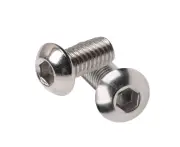 Hex Socket Button Cap Head Screws Bolts, M6 x 12mm 50pcs,304 Stainless Steel Metric, Hexagon Coarse Threaded Machine Fully Thread Allen SUS Storage