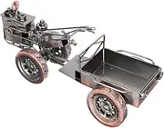 Yardenfun Iron Tractor Model Retro Style Tractor Decor for Home Craftsmanship Wrought Iron Design for Indoor Decoration Creative Photo Props