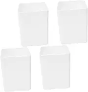 LALAFINA 4pcs Pen and Pencil Organizer Pen Pots for Desk Pencil Basket Desk Organizer for Pens Holder Mesh Desk Organizer Organisers Pen Organiser Desk Storage Basket Cutlery Bins Pp White