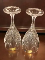 Cristal D Arques Wine Glass (2). 7-1/4" Tall Crystal