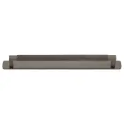 Brunswick Cabinet Pull With Backplate Signature Brass Ctc256Mm