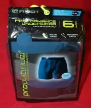 New mens AND1 6 pack proplatinum knit boxer Size 2XL