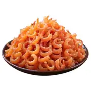 Golden Hook dried shrimp, dried shrimp, grilled shrimp, 80g, ready to eat.
