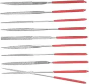 12 in 1 Mini Diamond File Set Metal Glass Wood Stone Jewelry Files for Jeweler