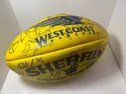 West Coast Eagles Signed football