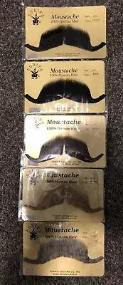 100% Human Hair Moustache Rubies Colonel Major 2014