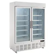 Polar G-Series 2 Door Upright Display Freezer 920Ltr White - Display Freezers (GH507-A) - GH507-A