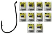 10 Boxes of Mustad 92604NPBLN Penetrator Chemically Sharpened Fishing Hooks
